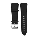 Leather Watchband - Silver